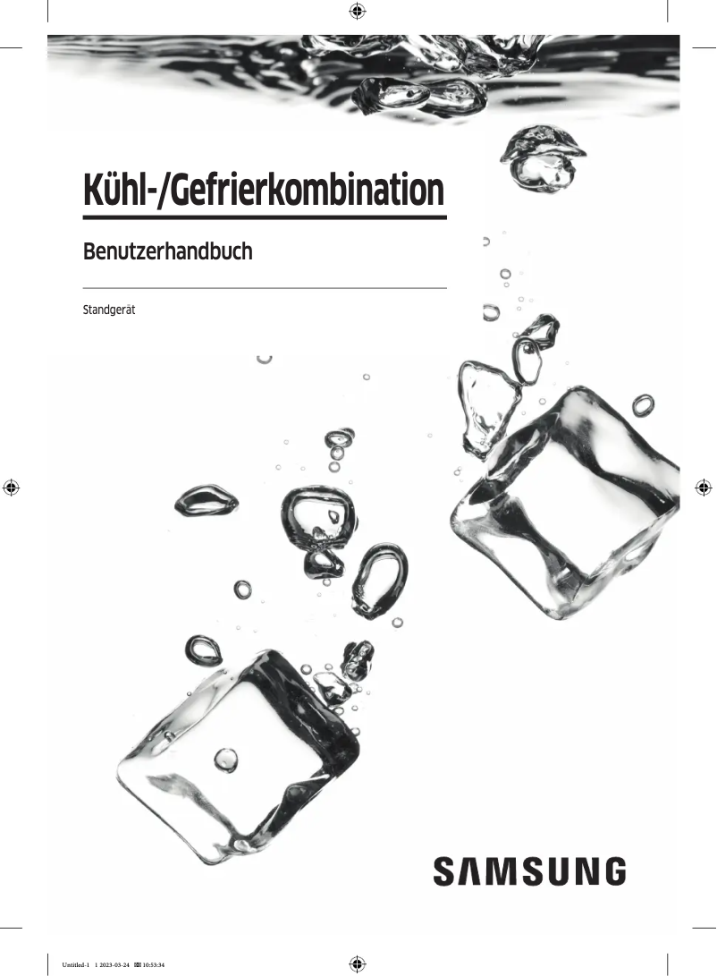 Página 1 del manual Manual de usuario Samsung RF59C700ES9