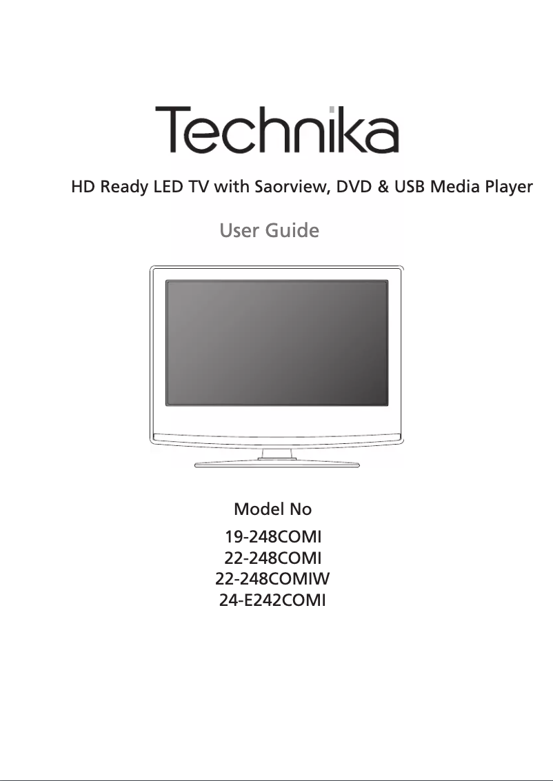 Página 1 del manual Manual de usuario Technika LED22-248COMIW