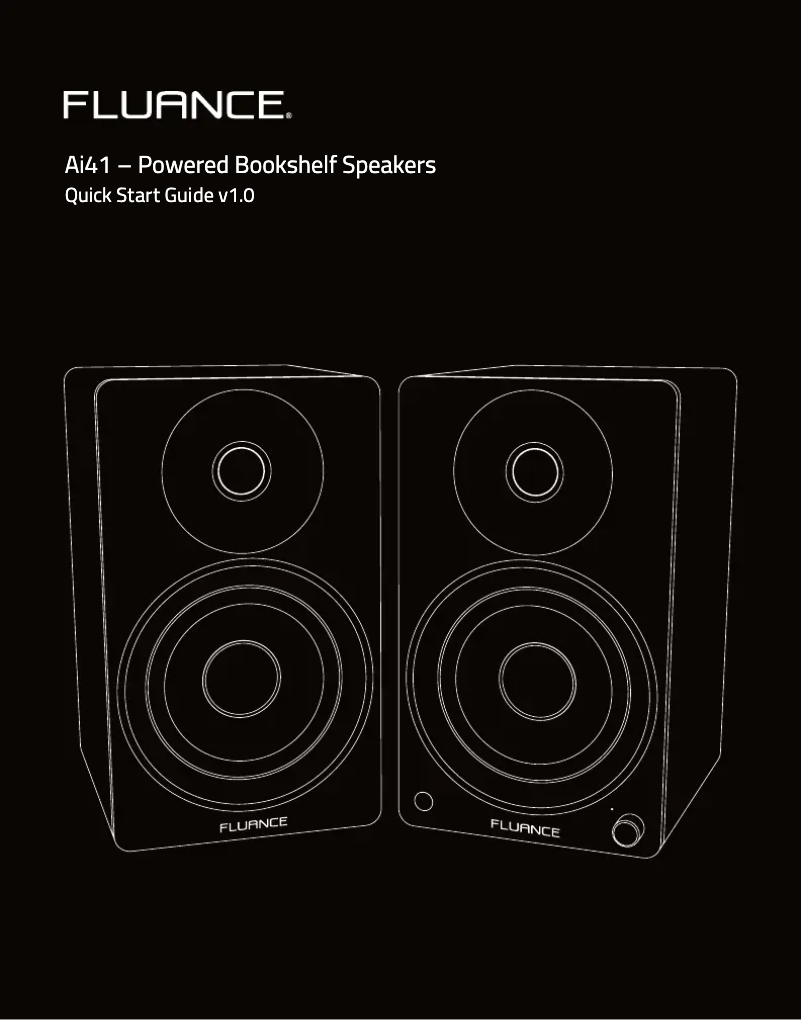 Page 1 de la notice Guide de démarrage rapide Fluance DB10