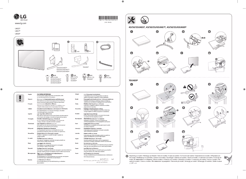 Page 1 of the manual User Manual LG 65UK6750PLD