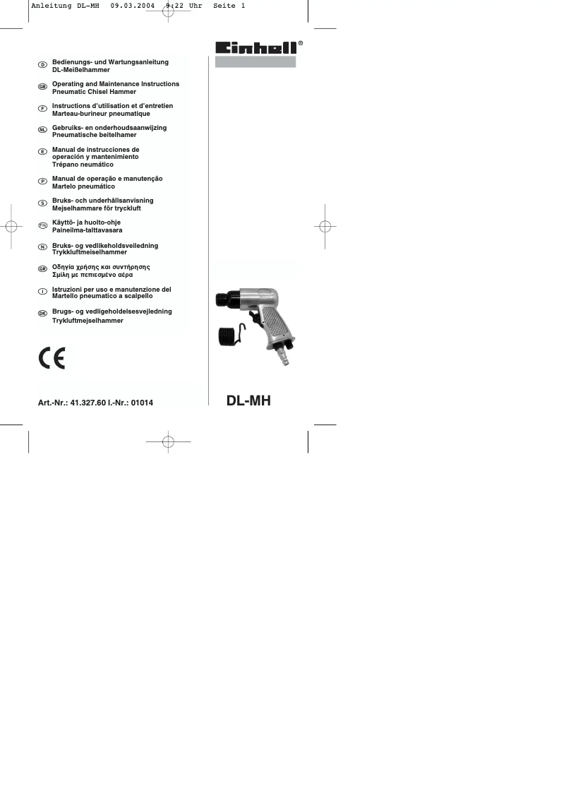 Página 1 del manual Manual de usuario Einhell DL-MH