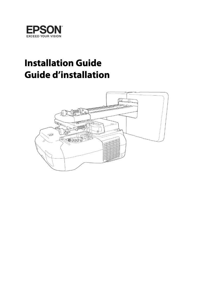 Página 1 del manual Guía de instalación Epson ELPMB28