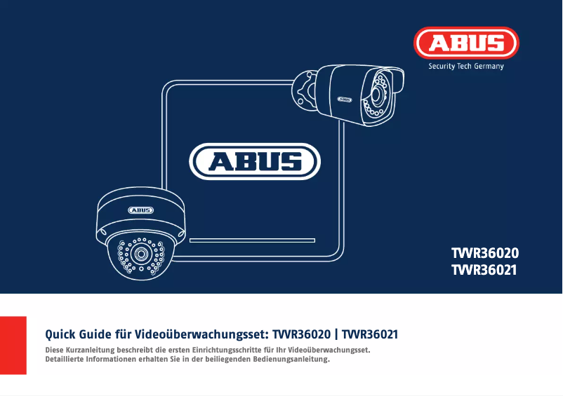 Página 1 del manual Manual de usuario Abus TVVR36020