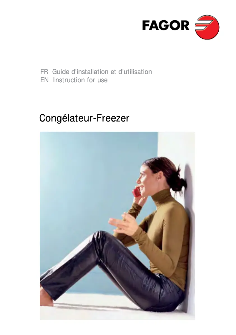 Page 1 de la notice Manuel utilisateur Fagor ZFJ1725X