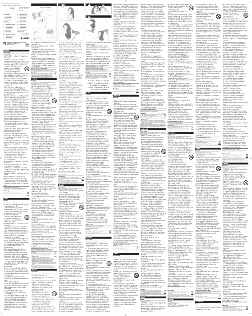 Página 1 del manual Manual de usuario Philips ThermoProtect BHD300