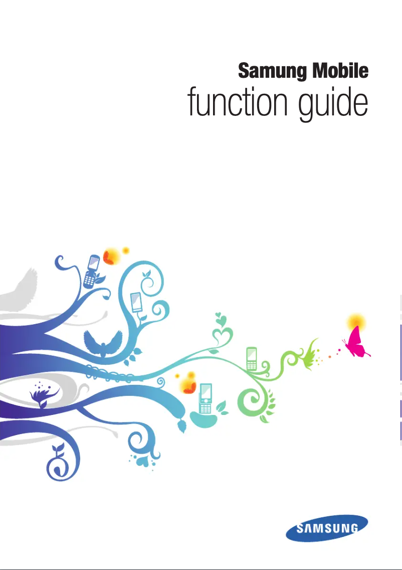 Page 1 de la notice Manuel utilisateur Samsung C5130