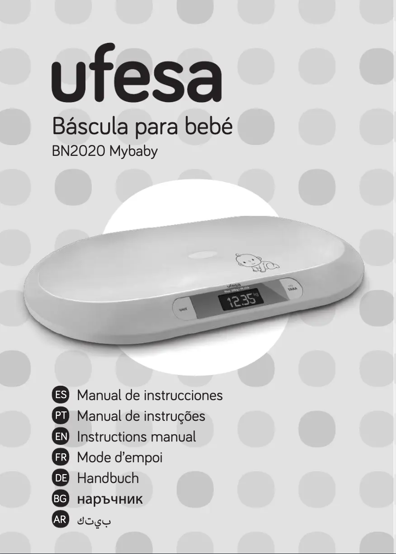 Page 1 de la notice Manuel utilisateur Ufesa MyBaby BN2020