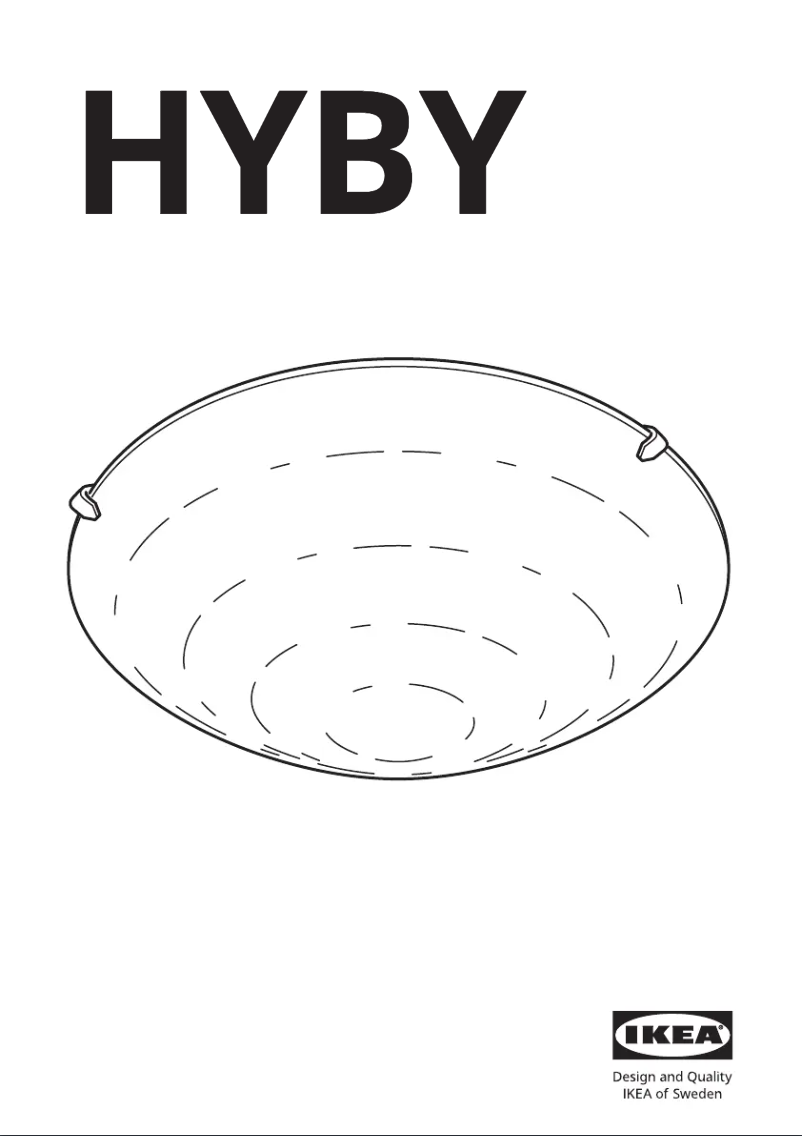 Page 1 de la notice Manuel utilisateur Ikea HYBY 903.473.89