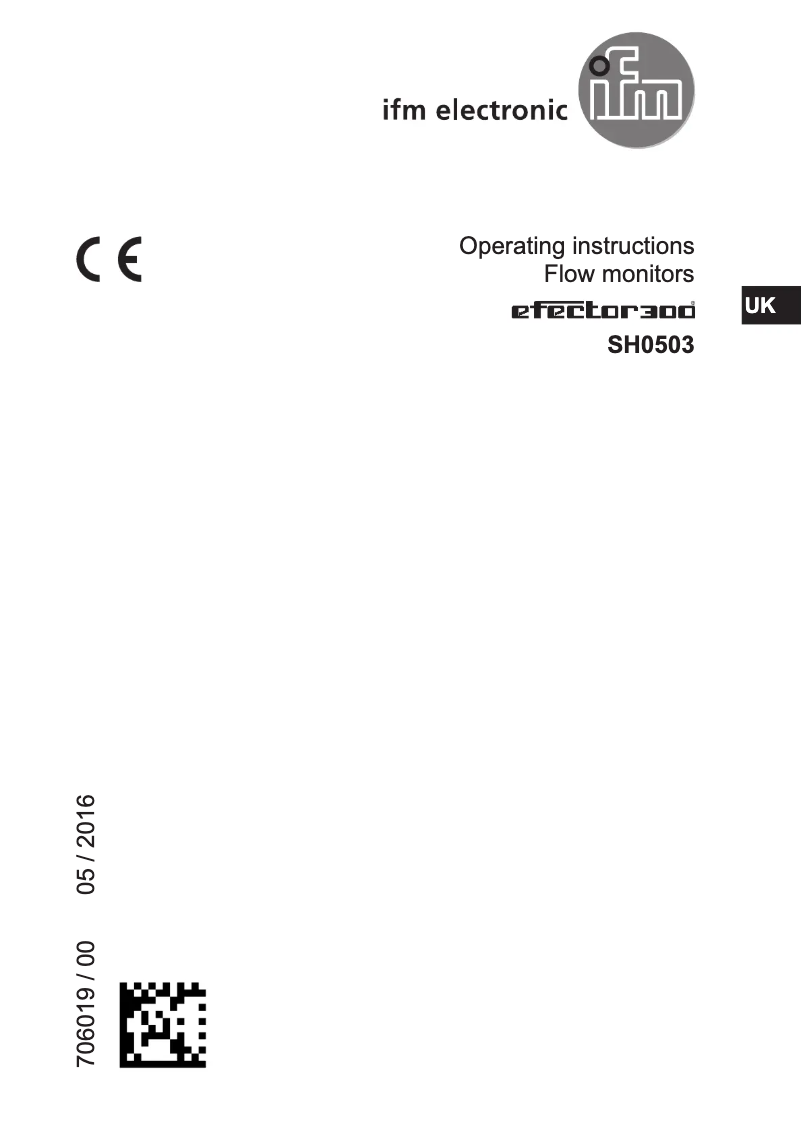 Image de la première page du manuel de l'appareil SH0503
