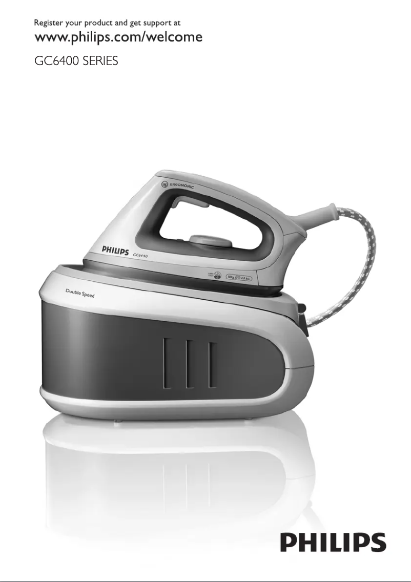 Image de la première page du manuel de l'appareil Double Speed GC6420