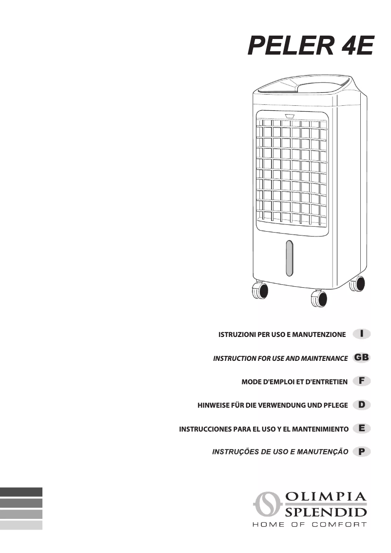 Página 1 del manual Manual de usuario Olimpia Splendid Pelèr 4E