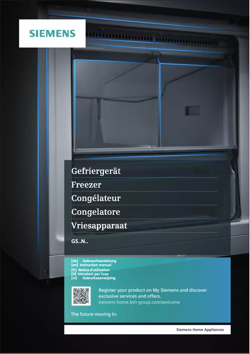 Page 1 de la notice Manuel utilisateur Siemens GS51NEWCV