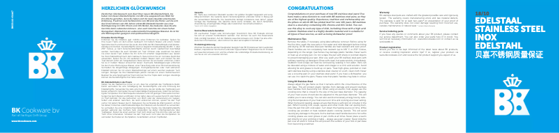 Página 1 del manual Manual de usuario BK Conical Cool