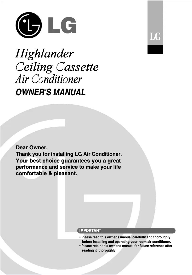 Página 1 del manual Manual de usuario LG JTNC488MLF0