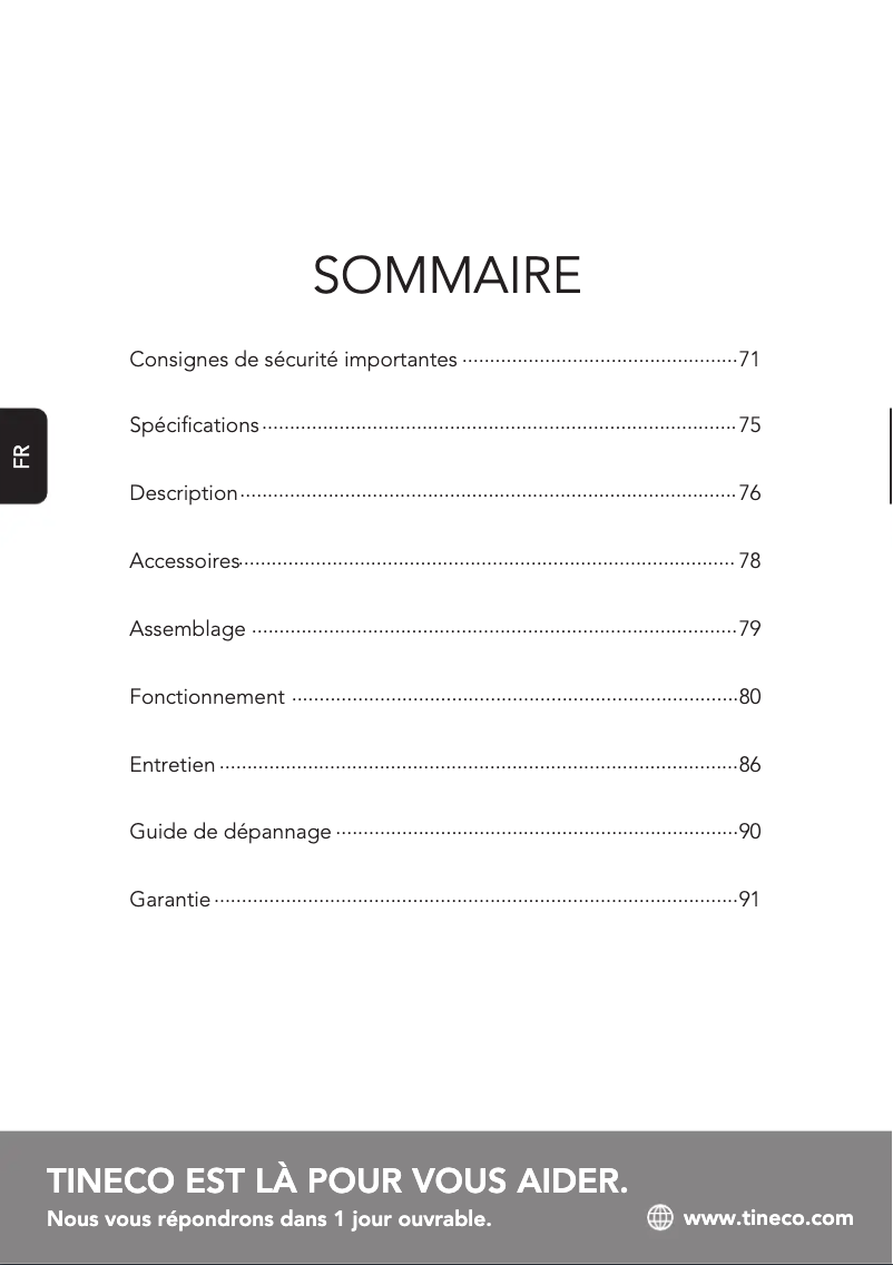 Page 1 de la notice Manuel utilisateur Tineco Floor One S5 Extreme iLoop