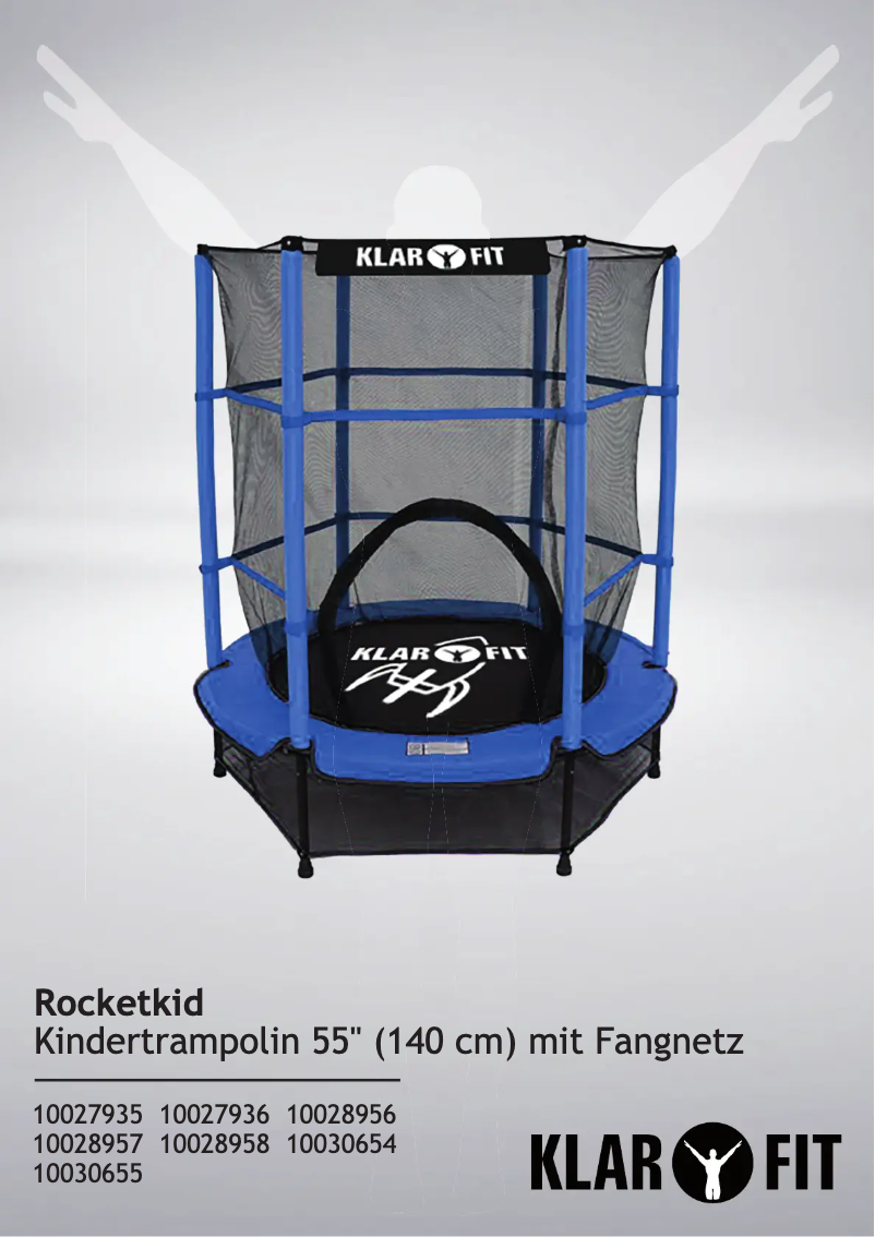 Page 1 de la notice Manuel utilisateur Klarfit Rocketkid 5