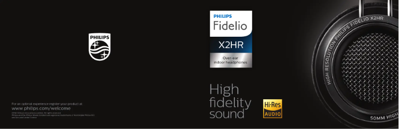 Page 1 de la notice Manuel utilisateur Philips Fidelio Fidelio X2HR