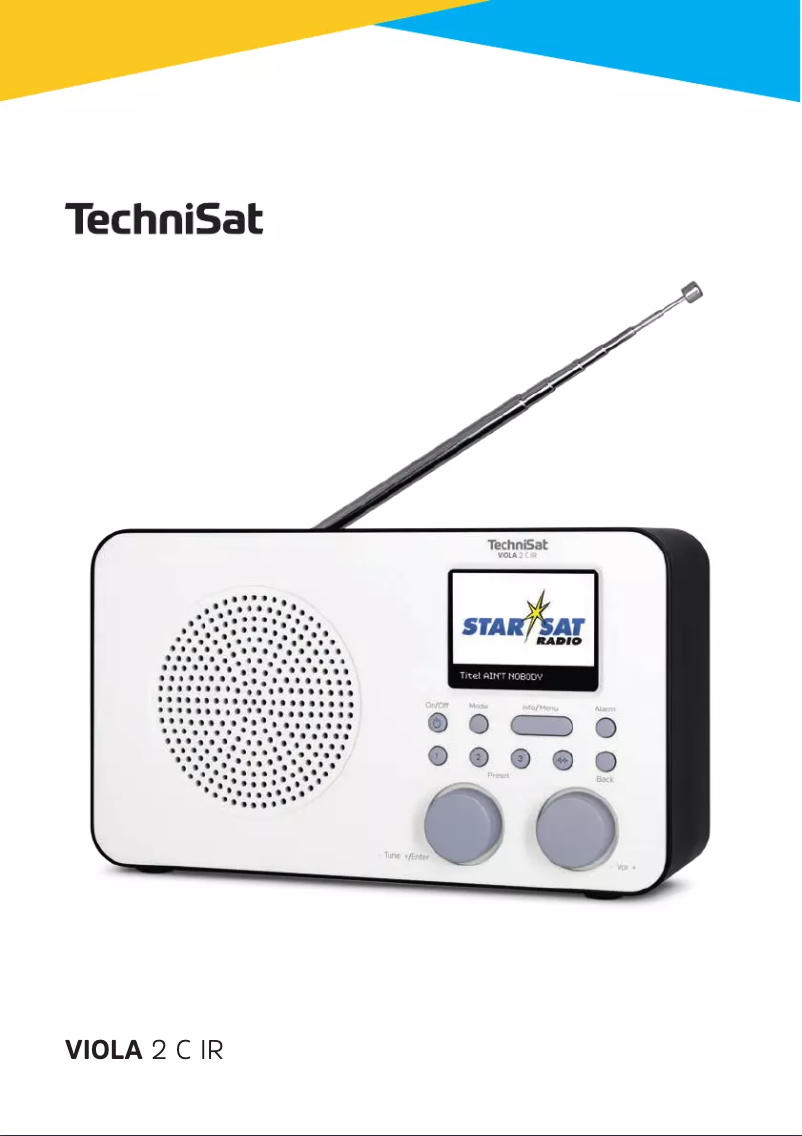 Page 1 de la notice Manuel utilisateur TechniSat Viola 2C IR