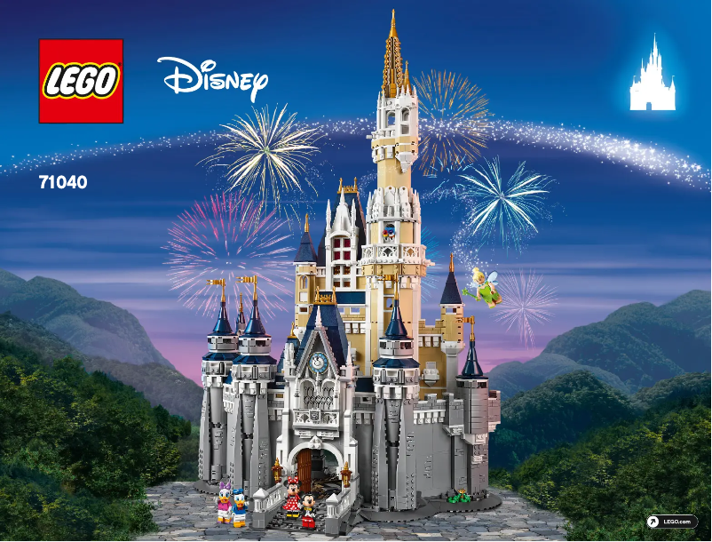 Image de la première page du manuel de l'appareil Disney 71040