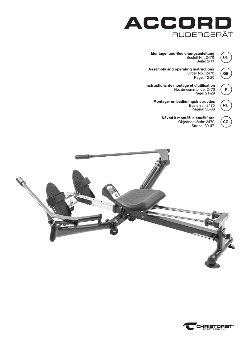 Página 1 del manual Manual de usuario Christopeit Accord