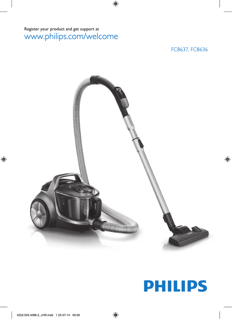 Página 1 del manual Manual de usuario Philips PowerPro Active FC8636