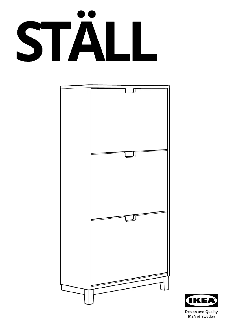 Page 1 de la notice Manuel utilisateur Ikea STÄLL 405.302.34
