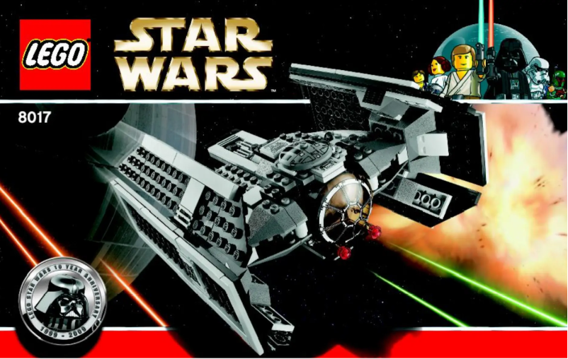 Page 1 de la notice Manuel utilisateur Lego Darth Vader's TIE Fighter (TM)
