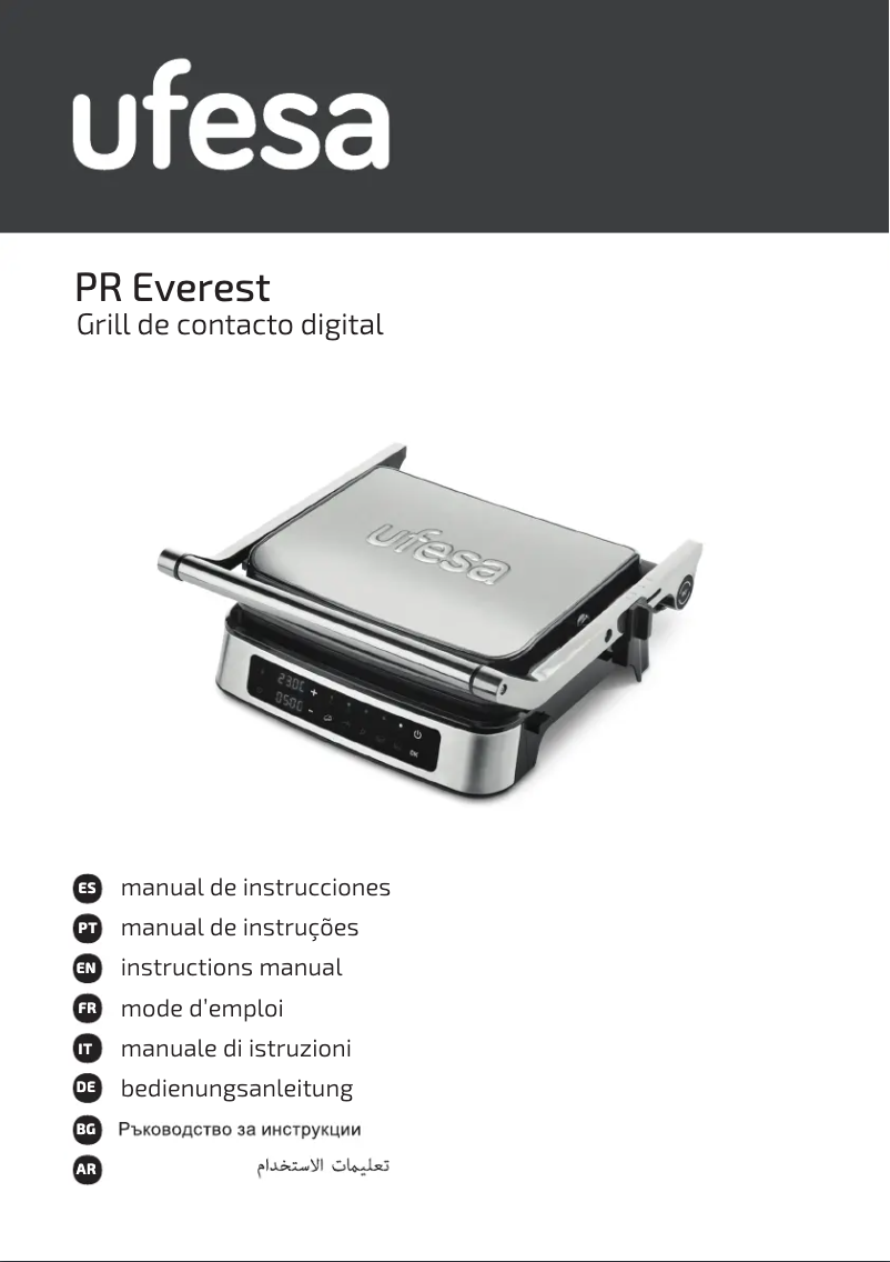 Page 1 de la notice Manuel utilisateur Ufesa Everest