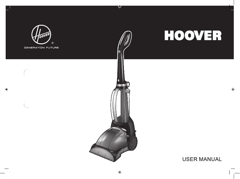 Página 1 del manual Manual de usuario Hoover CleanJet Volume CJ625