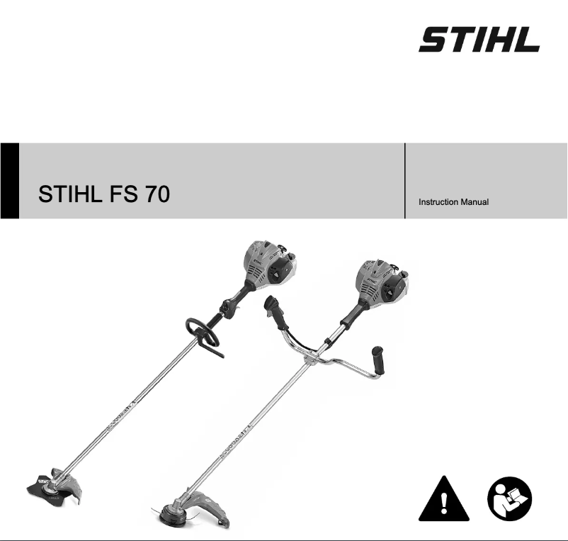 Page 1 de la notice Manuel utilisateur Stihl FS 70 R