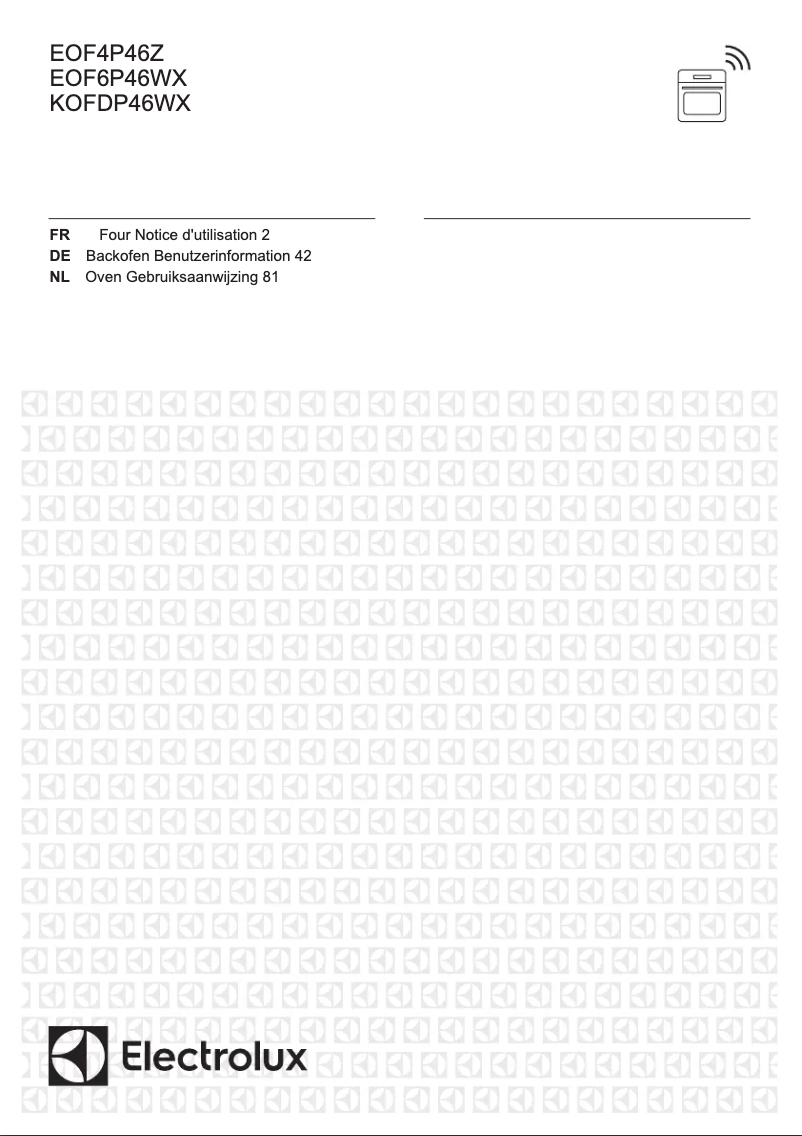 Página 1 del manual Manual de usuario Electrolux EOF6P46WX