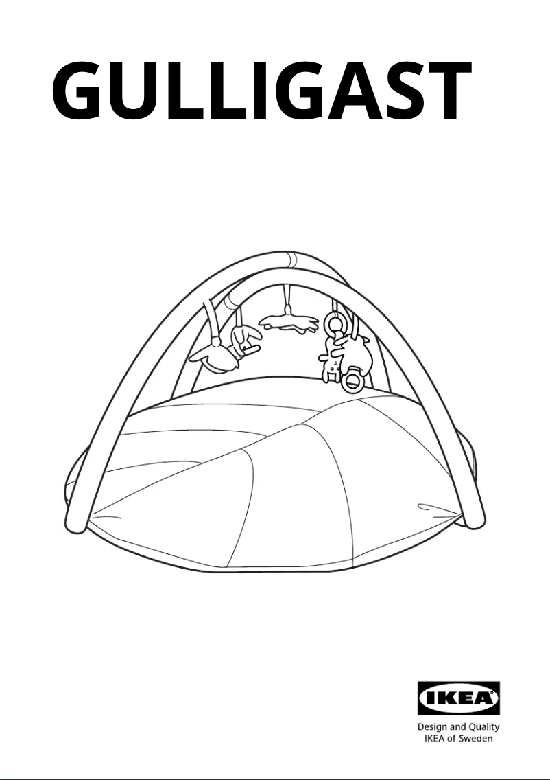 Page 1 de la notice Manuel utilisateur Ikea GULLIGAST 904.842.77