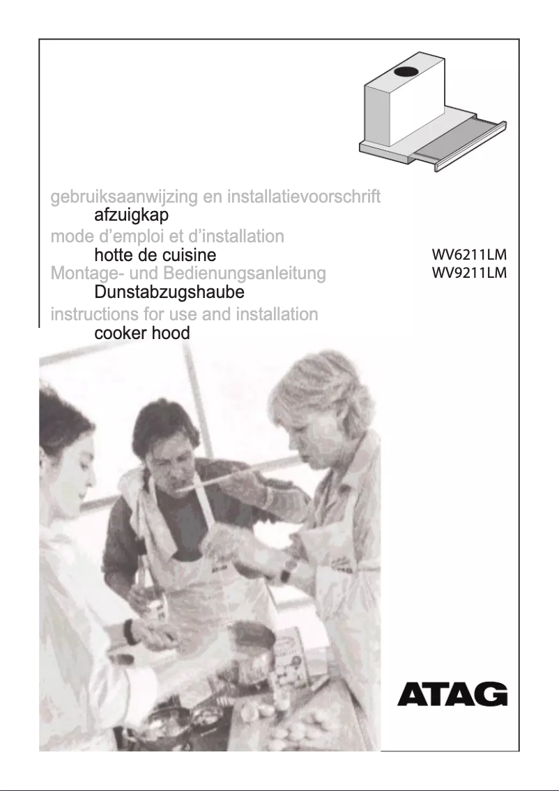 Page 1 de la notice Manuel utilisateur Atag WV6211LM