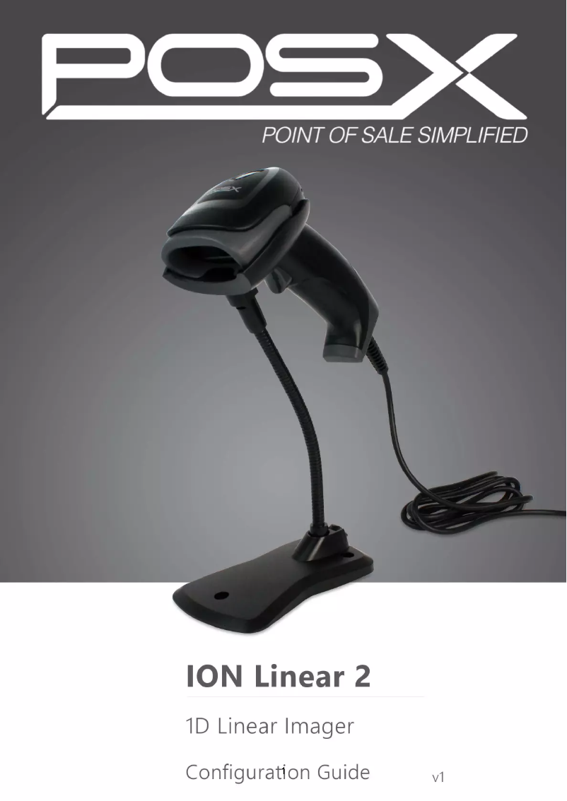 Page 1 de la notice Manuel utilisateur POS-X ION Linear 2