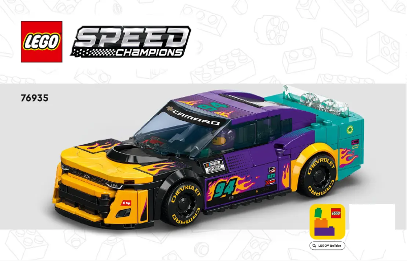 Image de la première page du manuel de l'appareil Speed Champions 76935