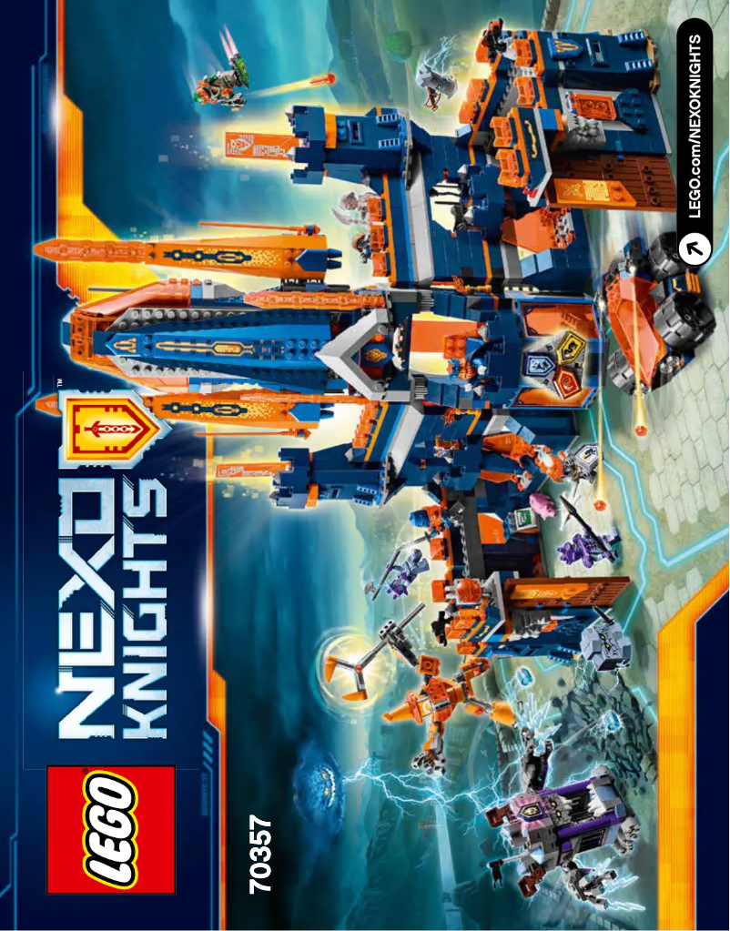 Página 1 del manual Manual de usuario Lego Nexo Knights 70357