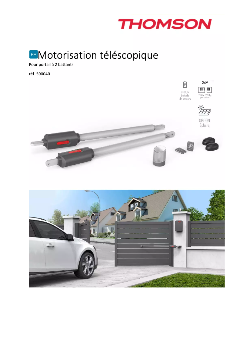 Página 1 del manual Manual de usuario Thomson 510040