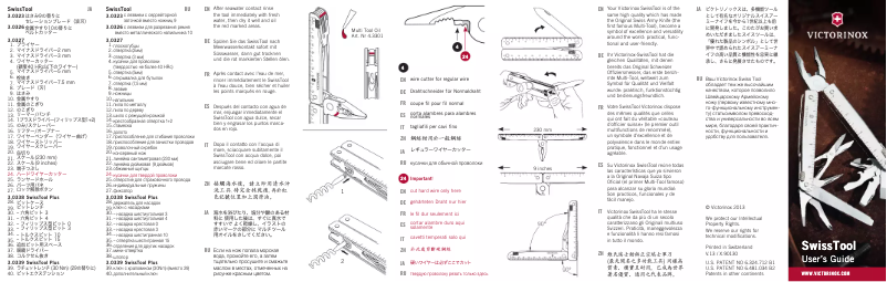 Página 1 del manual Manual de usuario Victorinox SwissTool