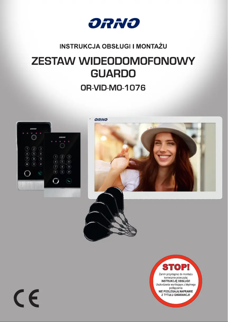 Page 1 de la notice Manuel utilisateur ORNO OR-VID-MO-1076