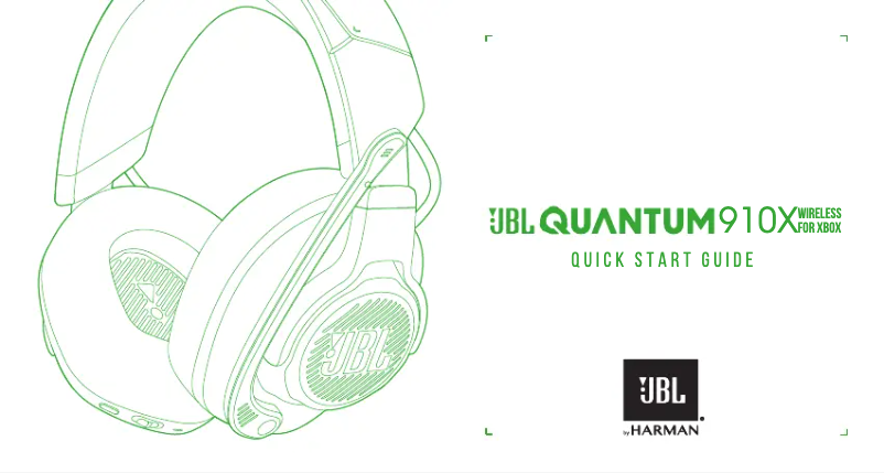 Page 1 de la notice Guide de démarrage rapide JBL Quantum 910X Wireless for Xbox