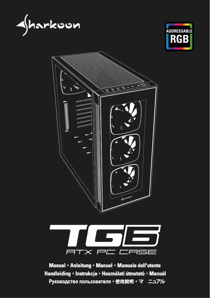 Page 1 de la notice Manuel utilisateur Sharkoon TG6