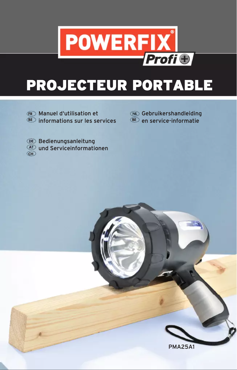 Page 1 of the manual User Manual Powerfix PMA 25 A1