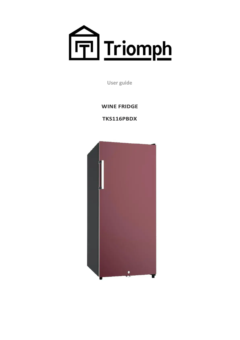 Página 1 del manual Manual de usuario Triomph TKV116PDBX