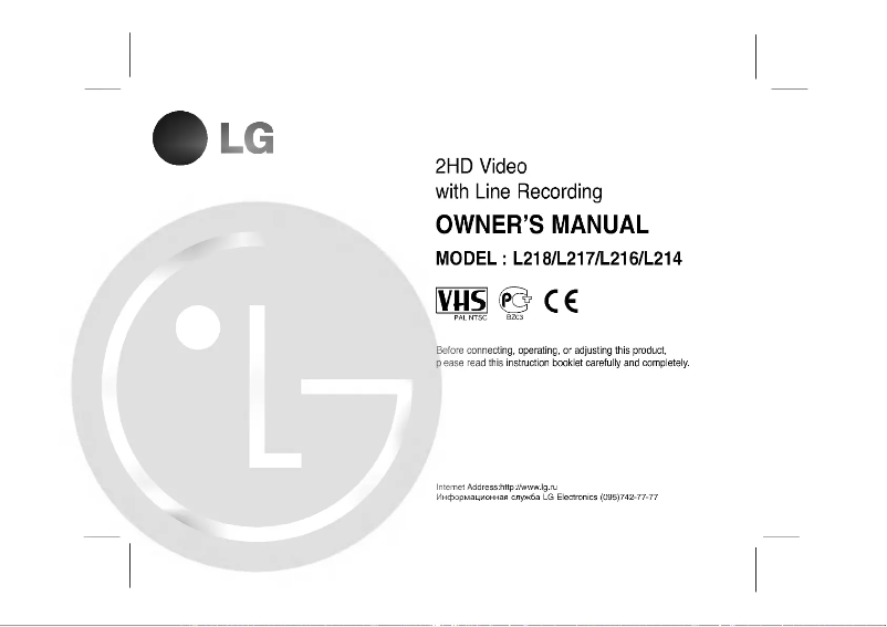 Page 1 of the manual User Manual LG L214