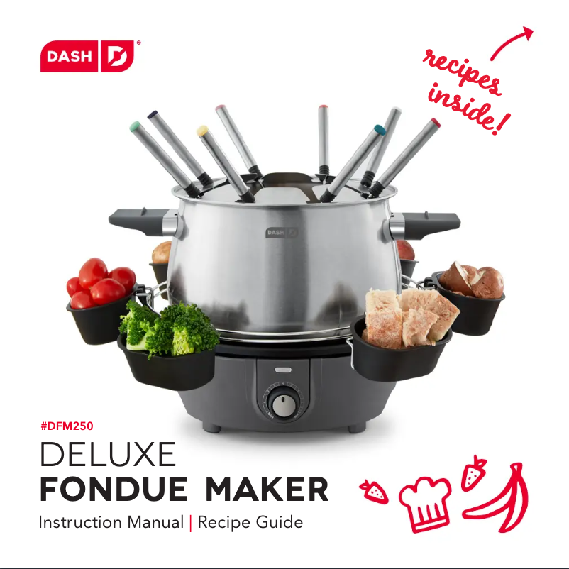 Page 1 de la notice Manuel utilisateur Dash Deluxe DFM250GBGY04