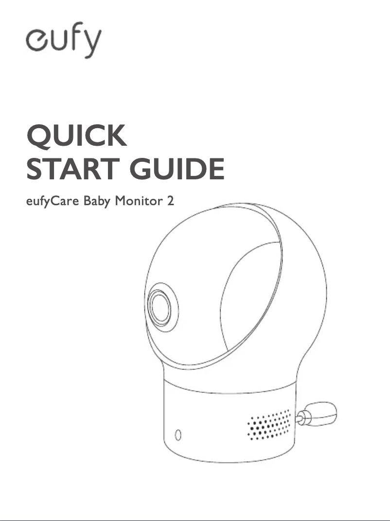 Page 1 de la notice Manuel utilisateur Eufy Baby Monitor 2