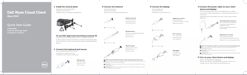 Page 1 de la notice Manuel utilisateur Dell Wyse Wyse 5010