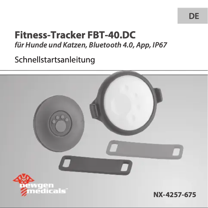 Page 1 de la notice Manuel utilisateur Newgen Medicals FBT-40.DC