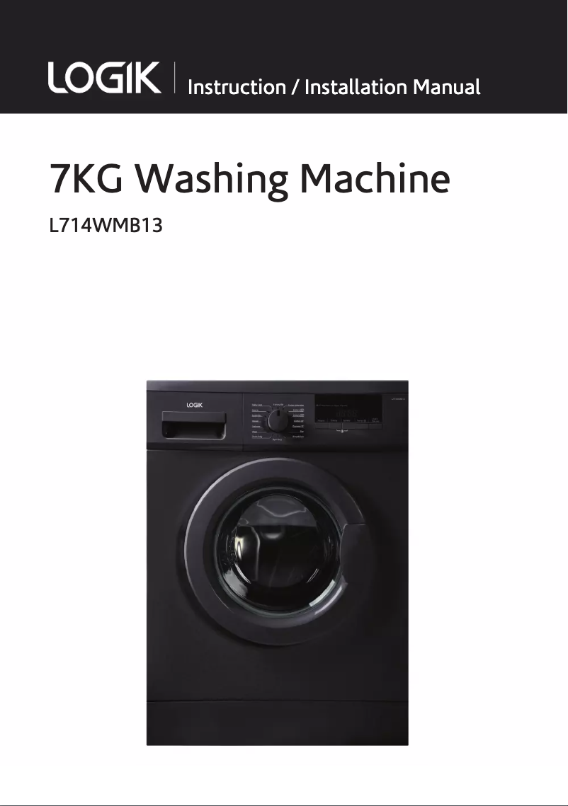 Página 1 del manual Manual de usuario Logik L714WMB13