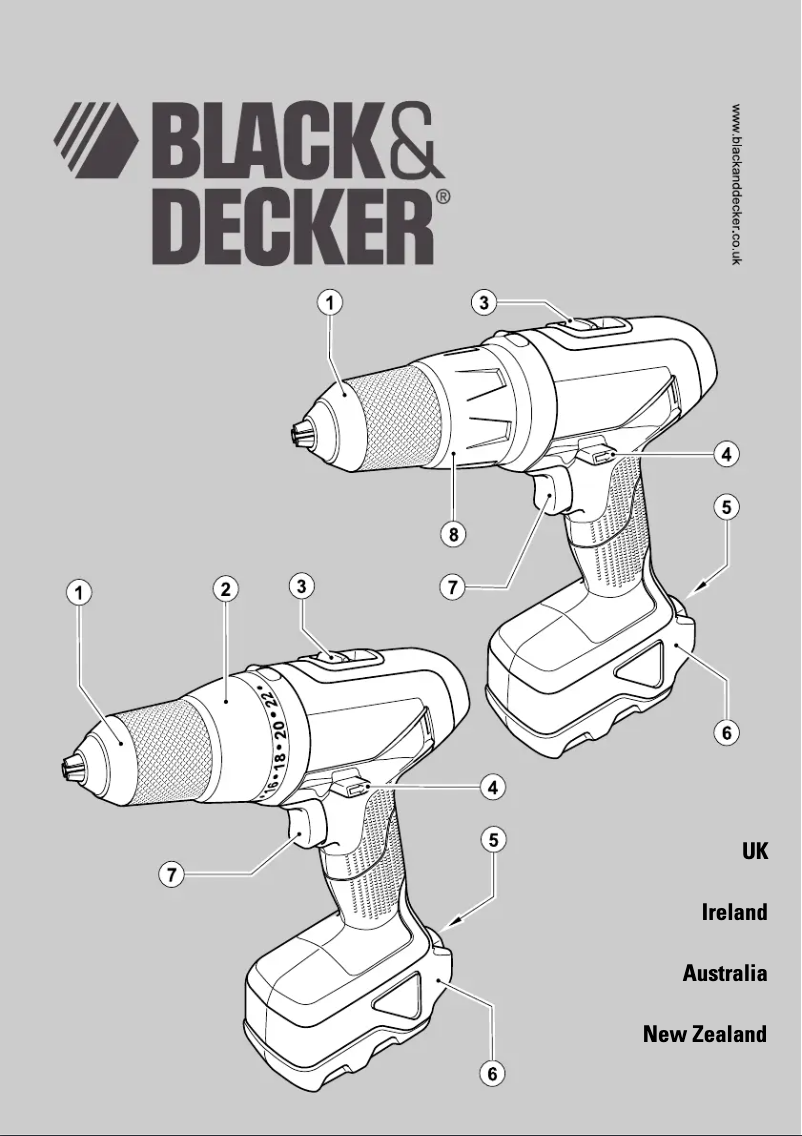 Page n°1 - Manuel utilisateur Black & Decker VPX1222